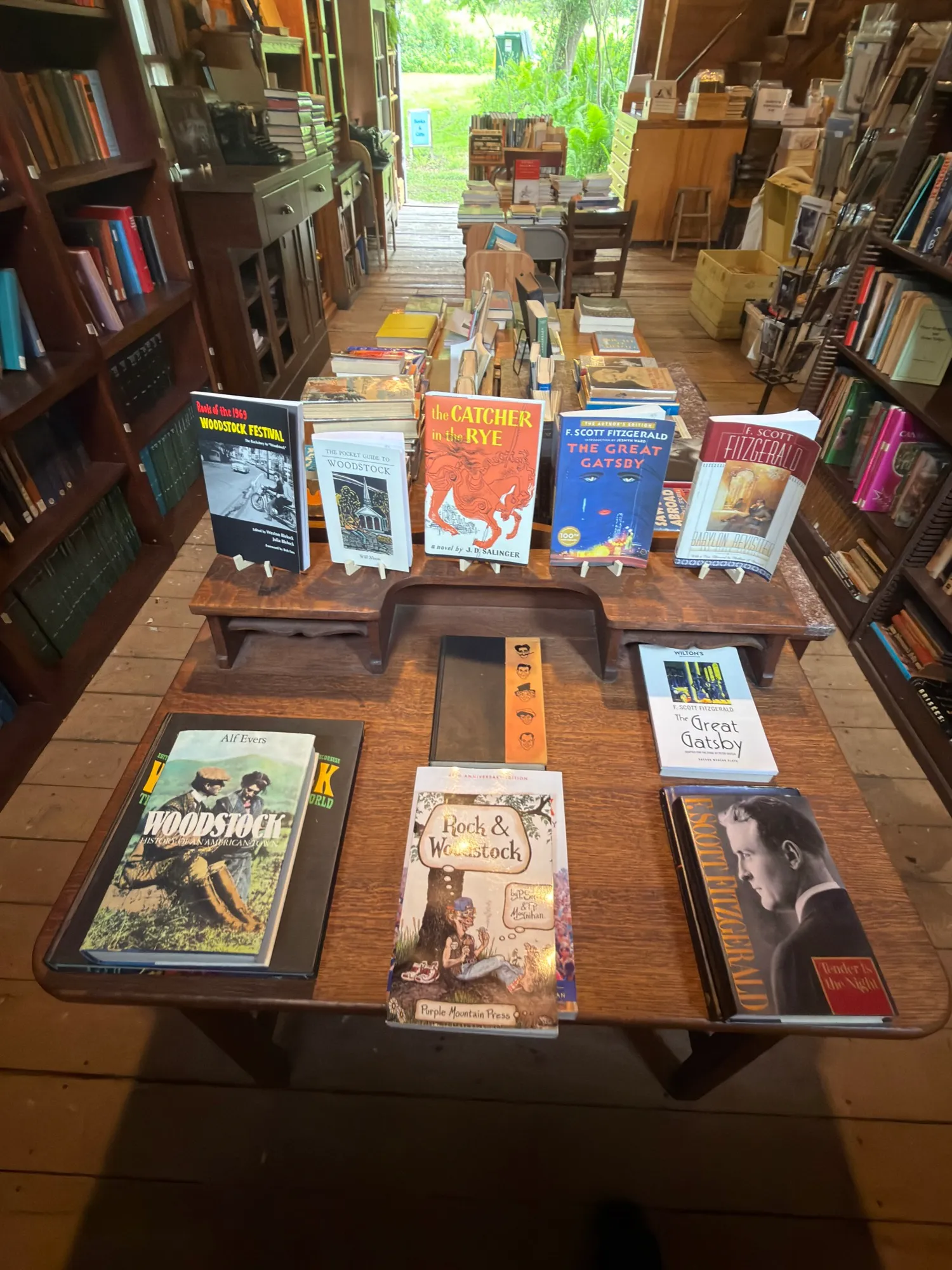 Classic novels on display