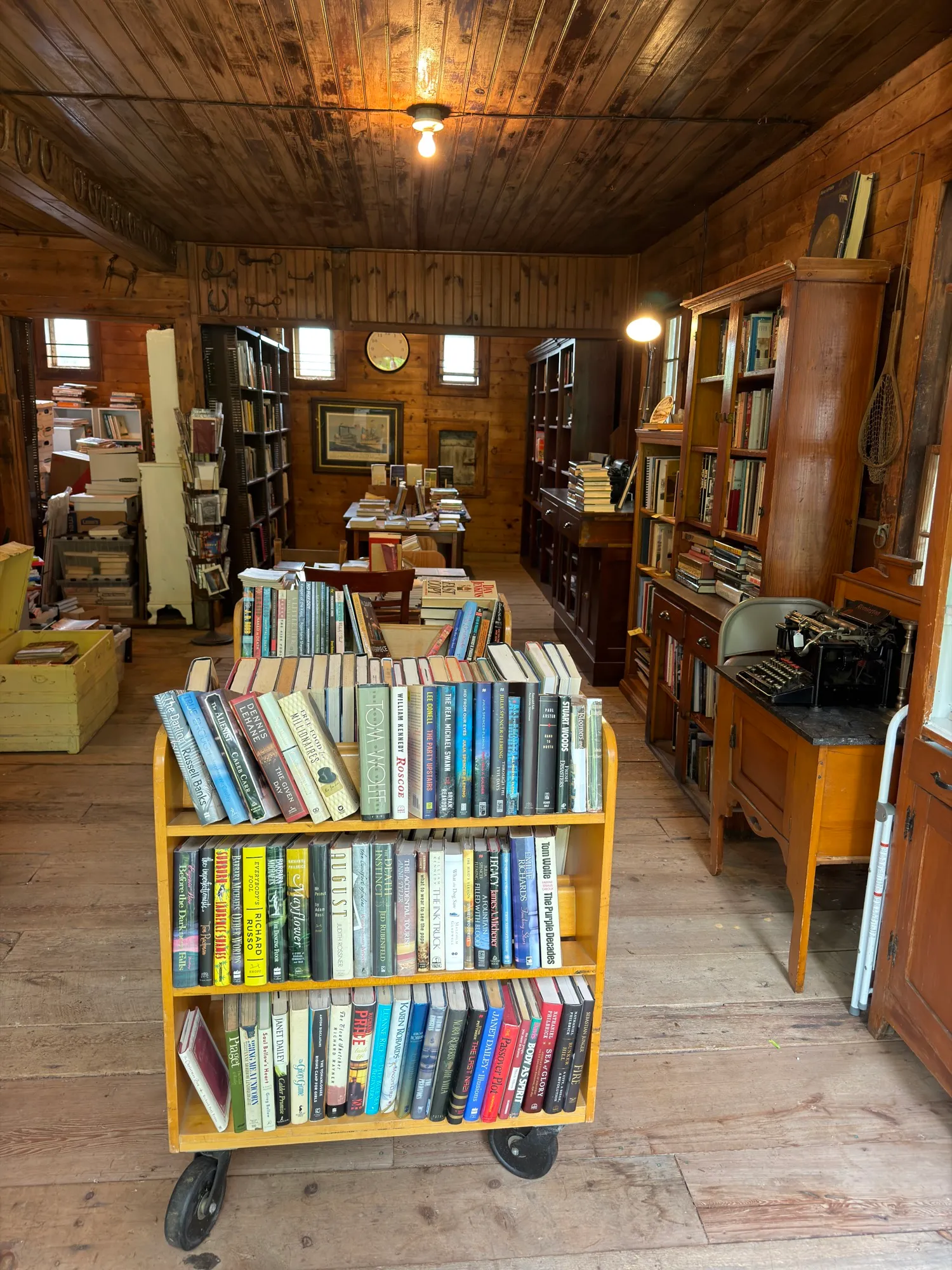 Inside the Hidden Bookshop in the barn